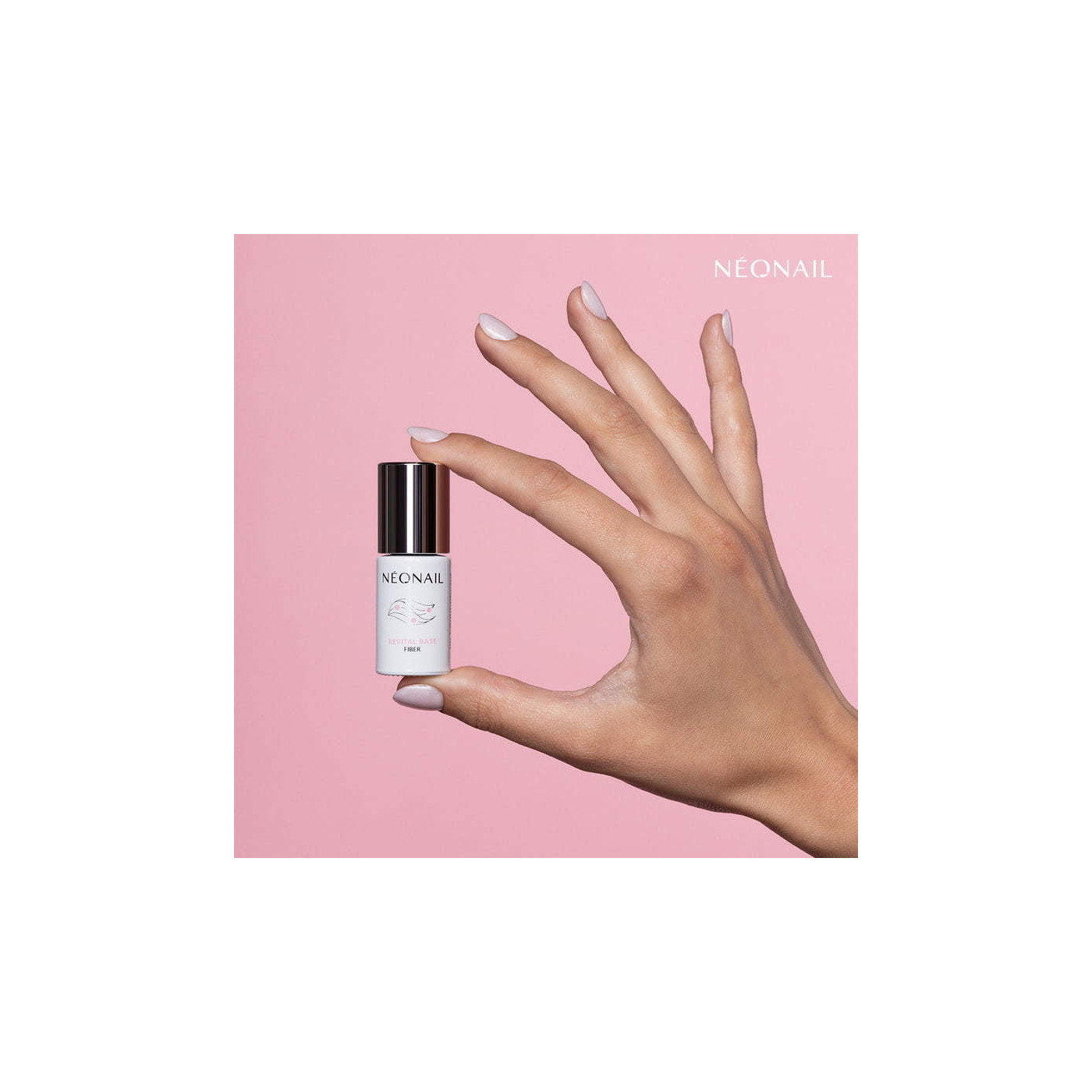 Smalto Semipermanente 7,2 ml - Revital Base Fiber Shiny Queen